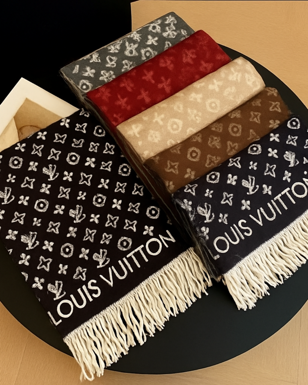 Scarf - Monogram LV inspired