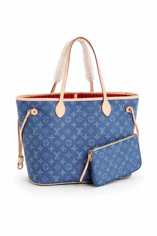 Tote - Denim Monogram
